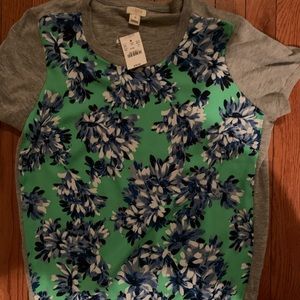 J crew dress top, NEVER WORN, NEW WITH TAGS